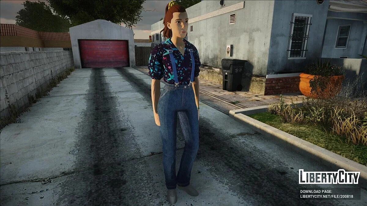 Eleven из Stranger Things / GTA San Andreas