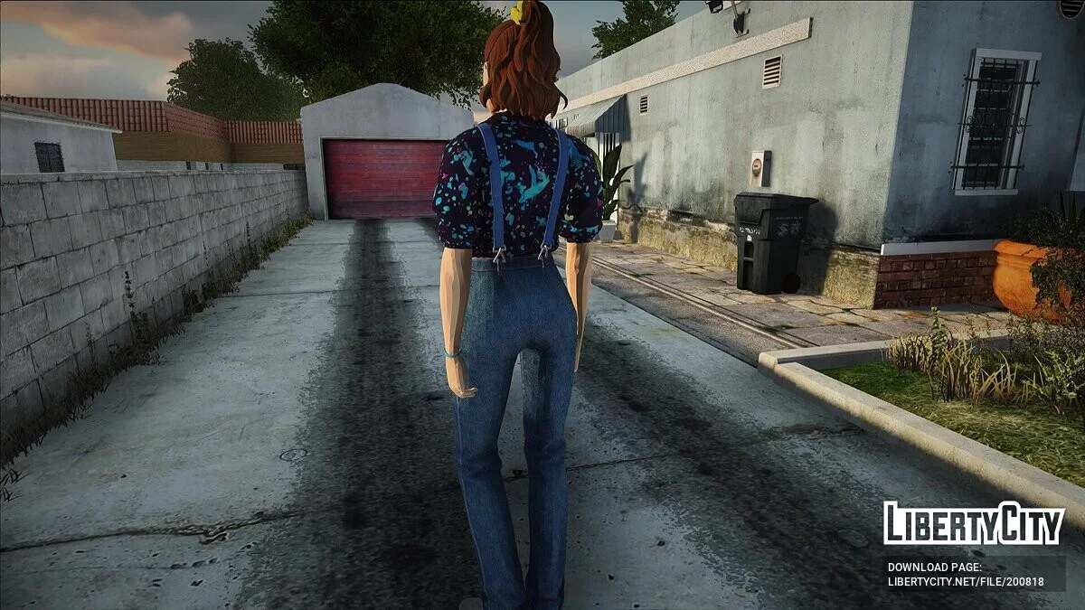 Eleven из Stranger Things / GTA San Andreas