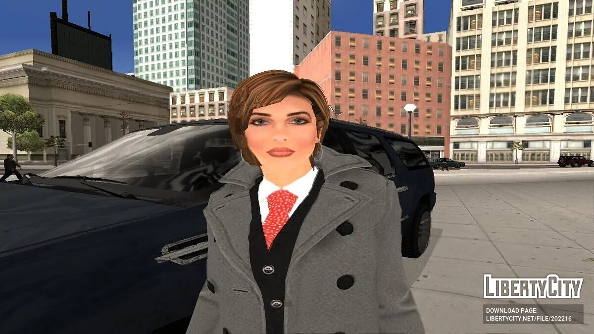 Лара в зимнем пальто / GTA San Andreas