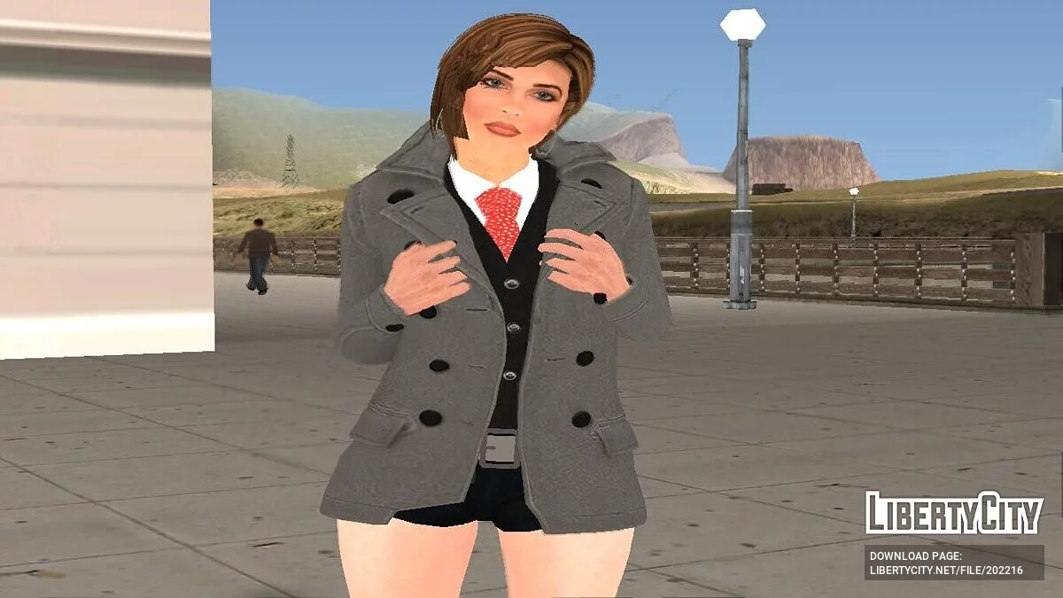 Лара в зимнем пальто / GTA San Andreas