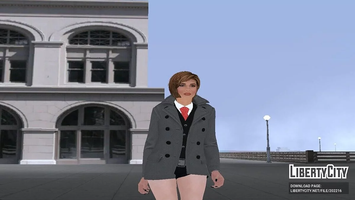 Лара в зимнем пальто / GTA San Andreas