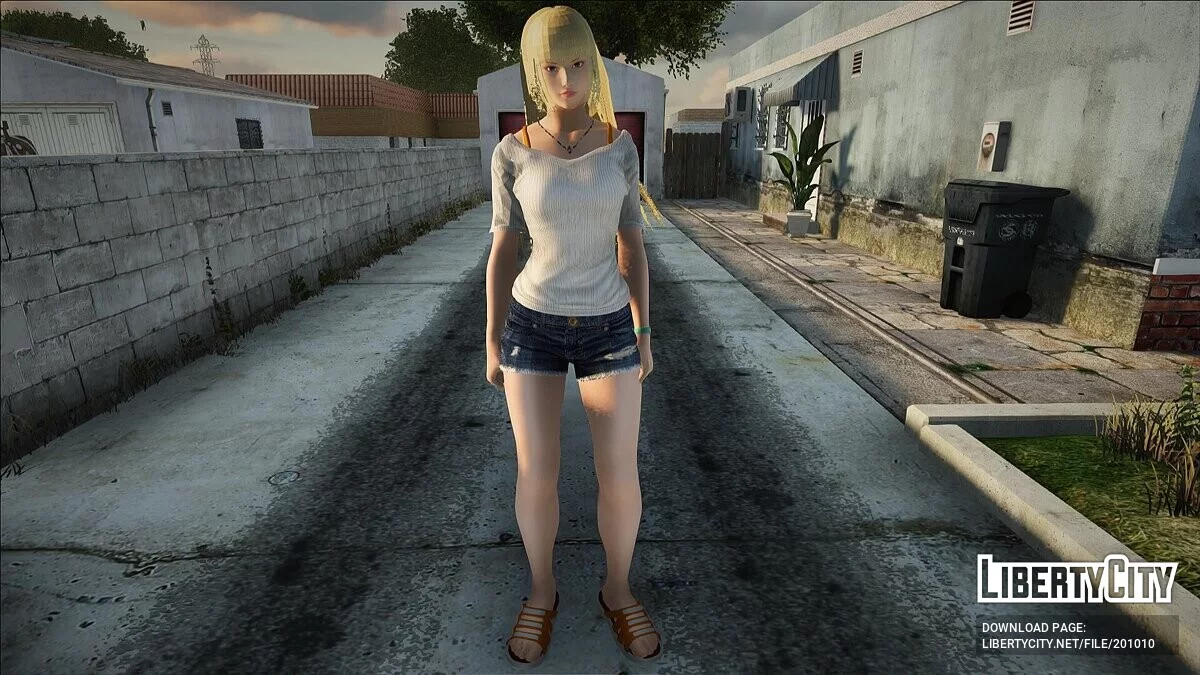 Лили в летней школьной униформе / GTA San Andreas