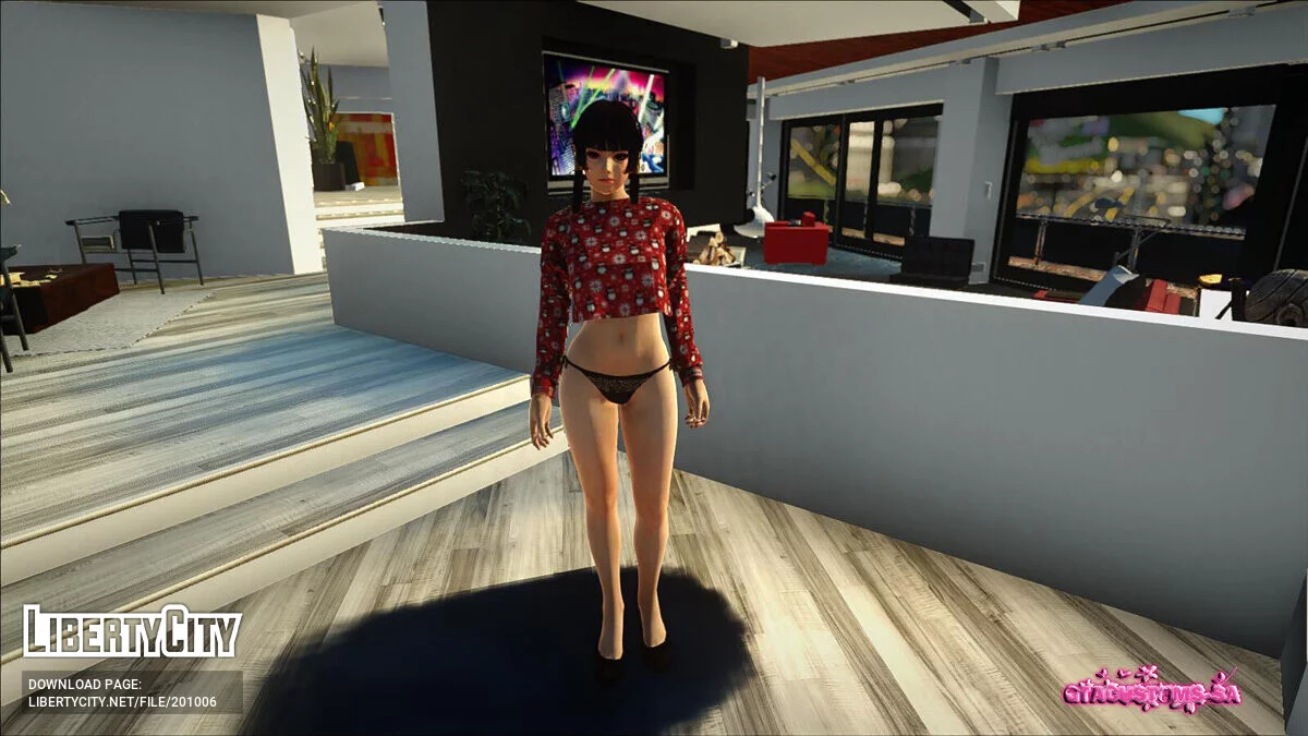 Ниотенгу Sexy Panties & Sweater Christmas / GTA San Andreas