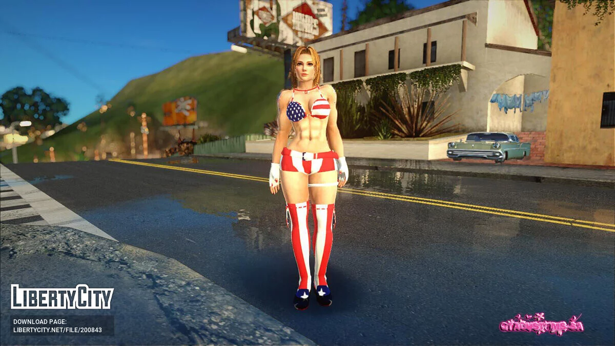 Тина Армстронг Мускулистая мами / GTA San Andreas