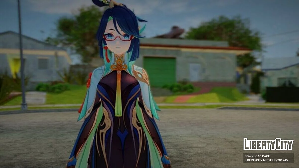 Xianyun из Genshin Impact / GTA San Andreas