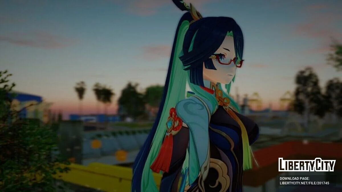 Xianyun из Genshin Impact / GTA San Andreas