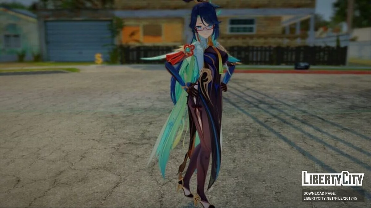 Xianyun из Genshin Impact / GTA San Andreas