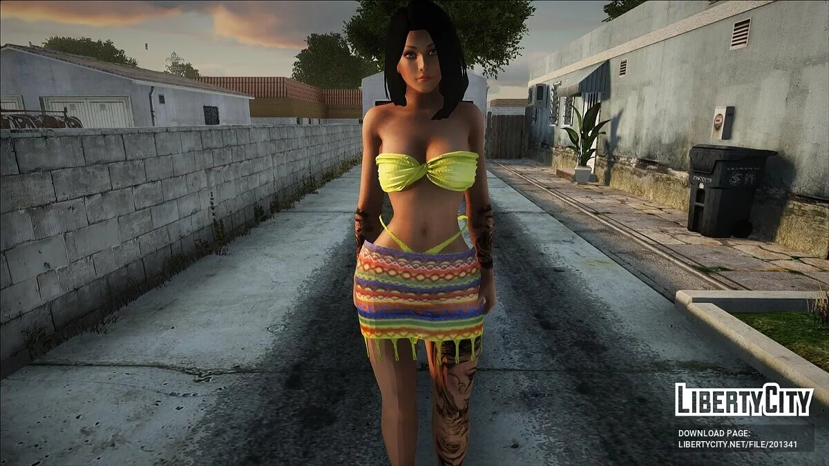Женский пляжный скин #2 / GTA San Andreas