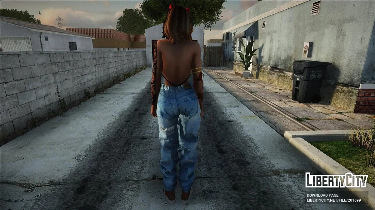 Женский скин Пандора №1 (PC/Mobile) / GTA San Andreas