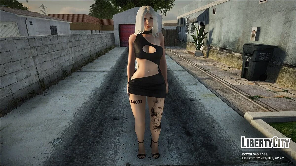 Женский скин Пандора №3 (PC/Mobile) / GTA San Andreas