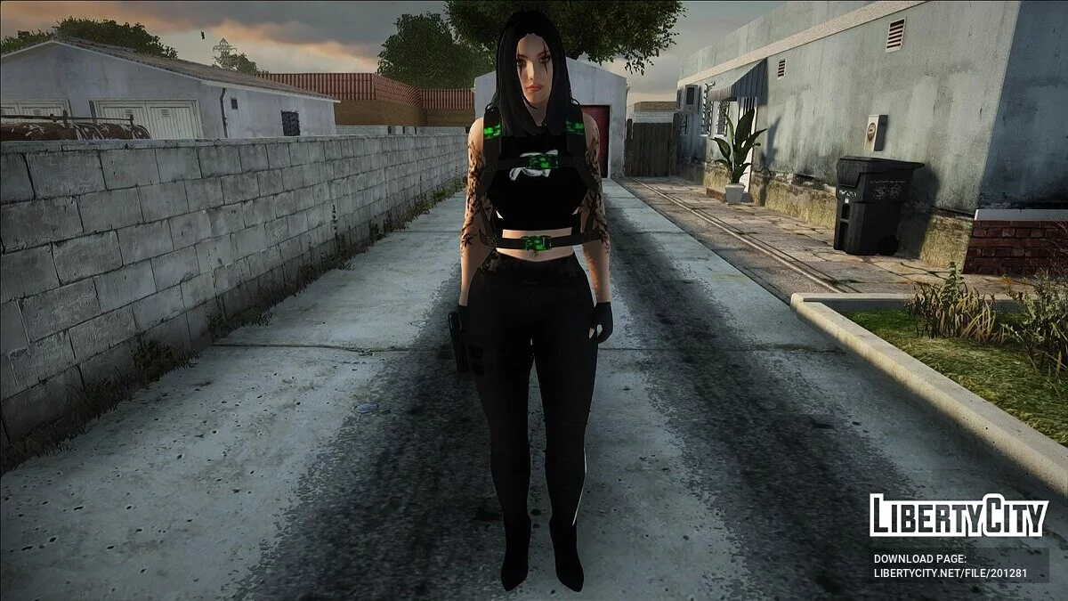 Женский скин v1 / GTA San Andreas