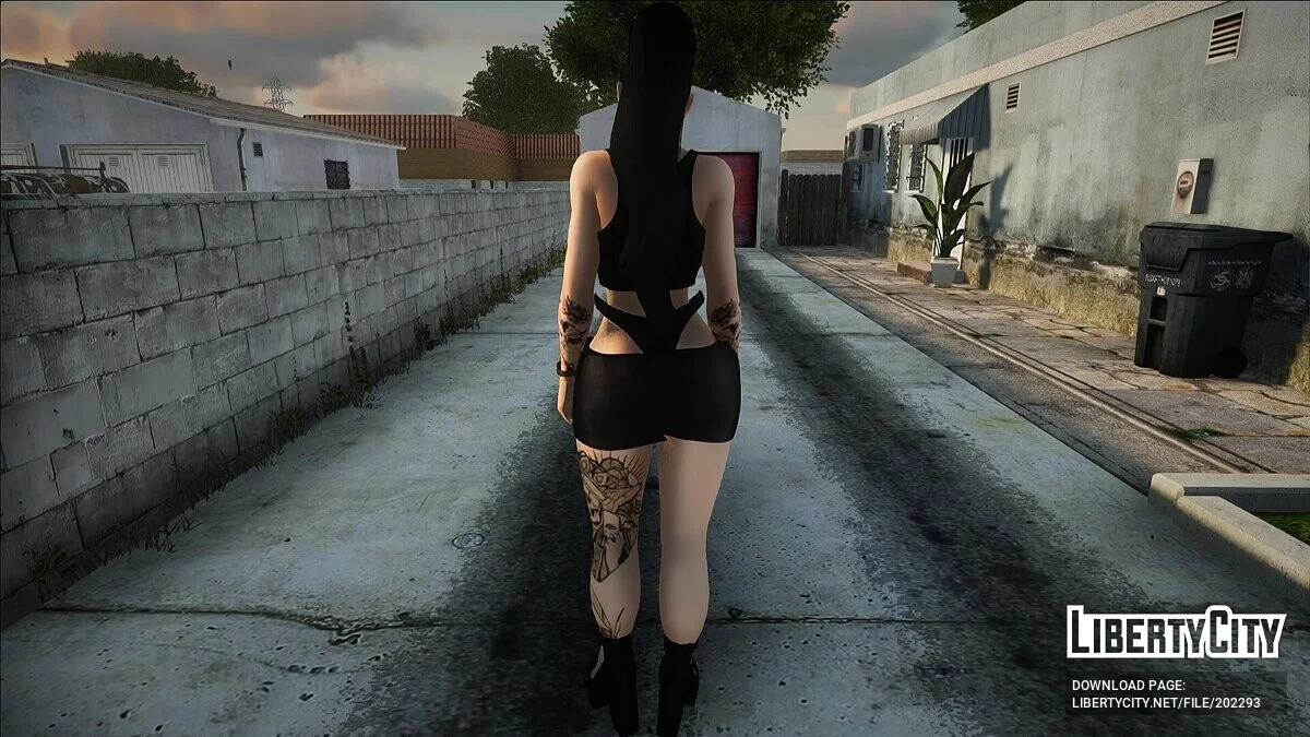 Брюнетка в сексуальном наряде (PC/Mobile) / GTA San Andreas