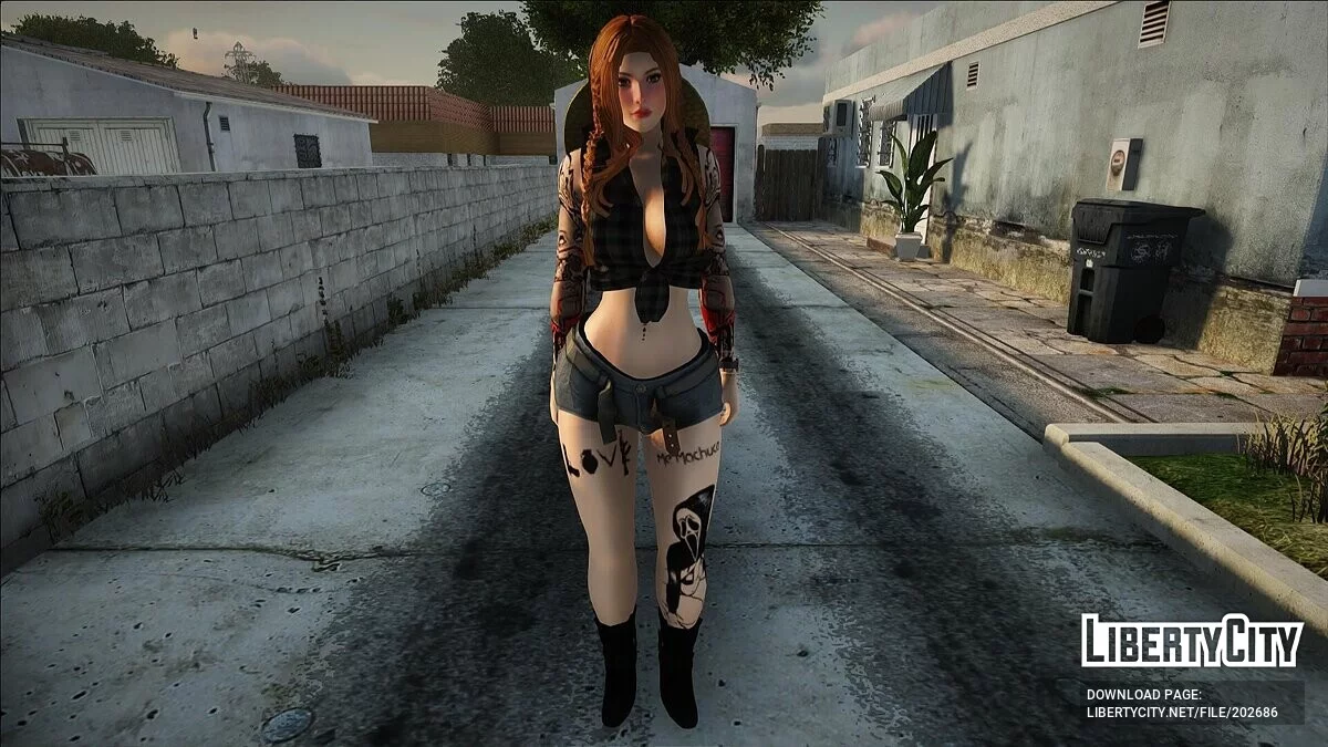 Девушка-пастушка v1 [PC/Mobile] / GTA San Andreas