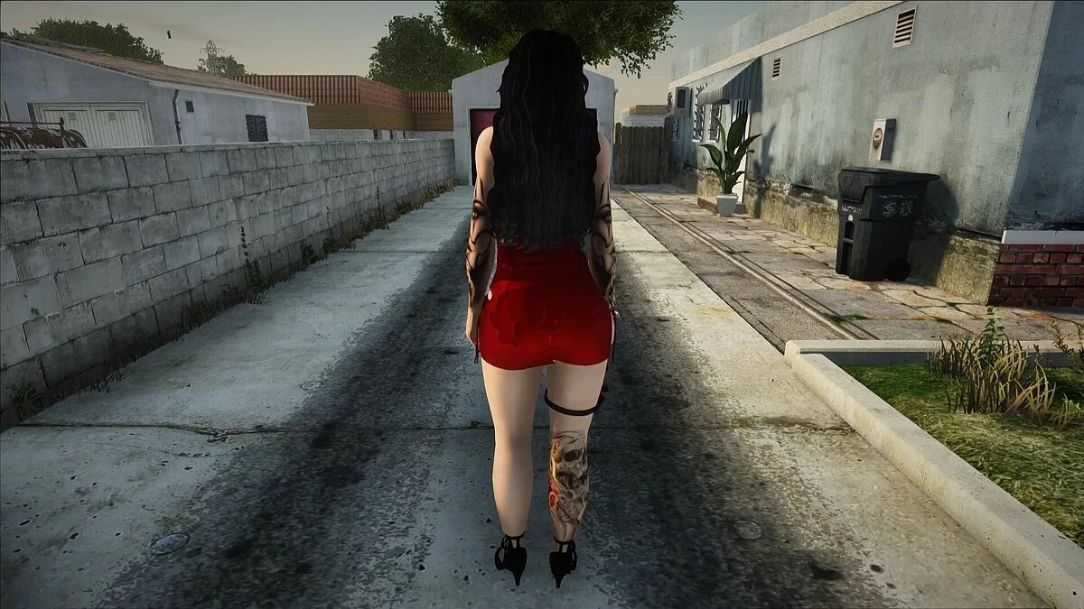 Девушка в красном платье (PC/Mobile) / GTA San Andreas