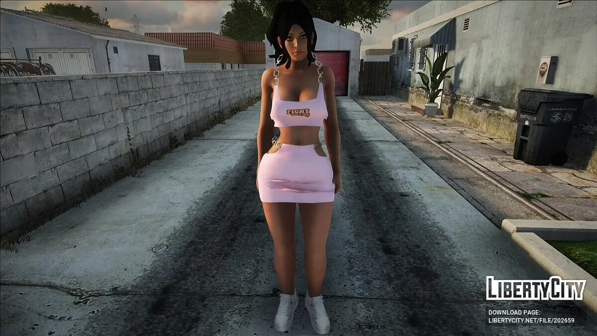 Девушка в розовом наряде (PC/Mobile) / GTA San Andreas