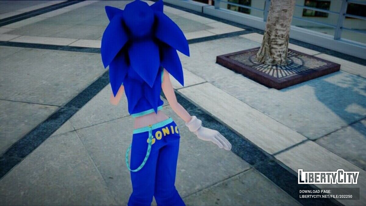 Скачать Hatsune Miku Sonic Style для GTA San Andreas