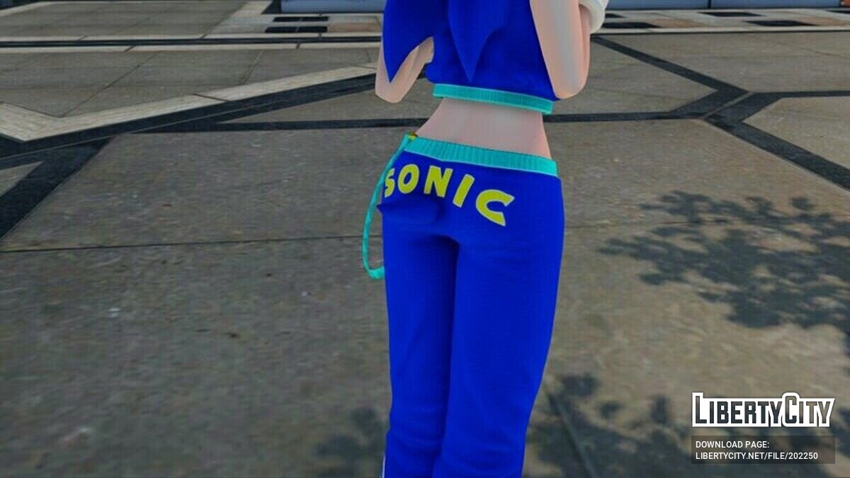 Скачать Hatsune Miku Sonic Style для GTA San Andreas