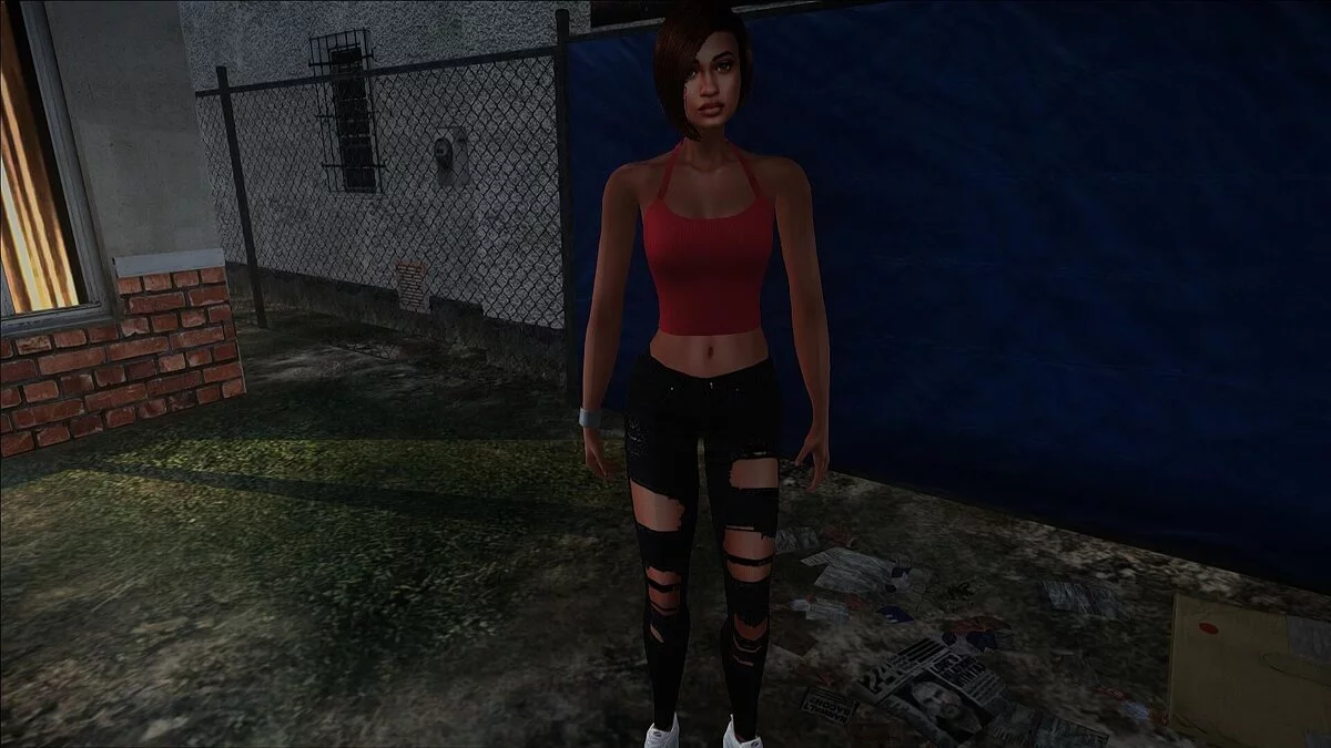 HQ скин Барбары / GTA San Andreas