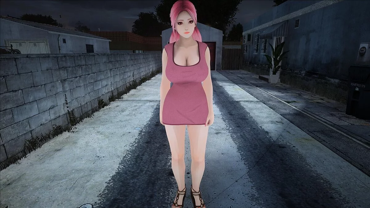 Хонока в платье / GTA San Andreas