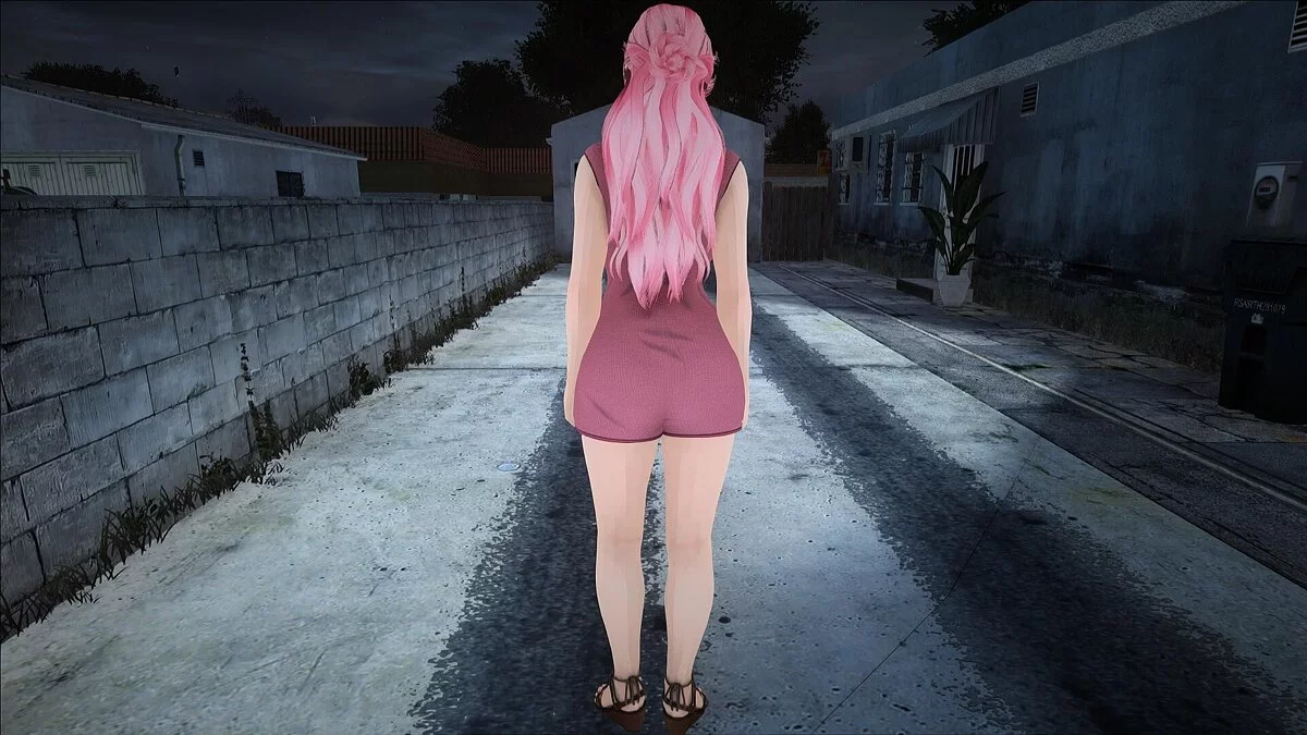 Хонока в платье / GTA San Andreas