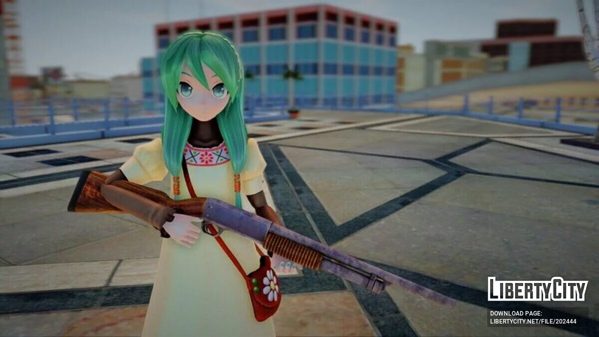 Мику + анимация лица / GTA San Andreas