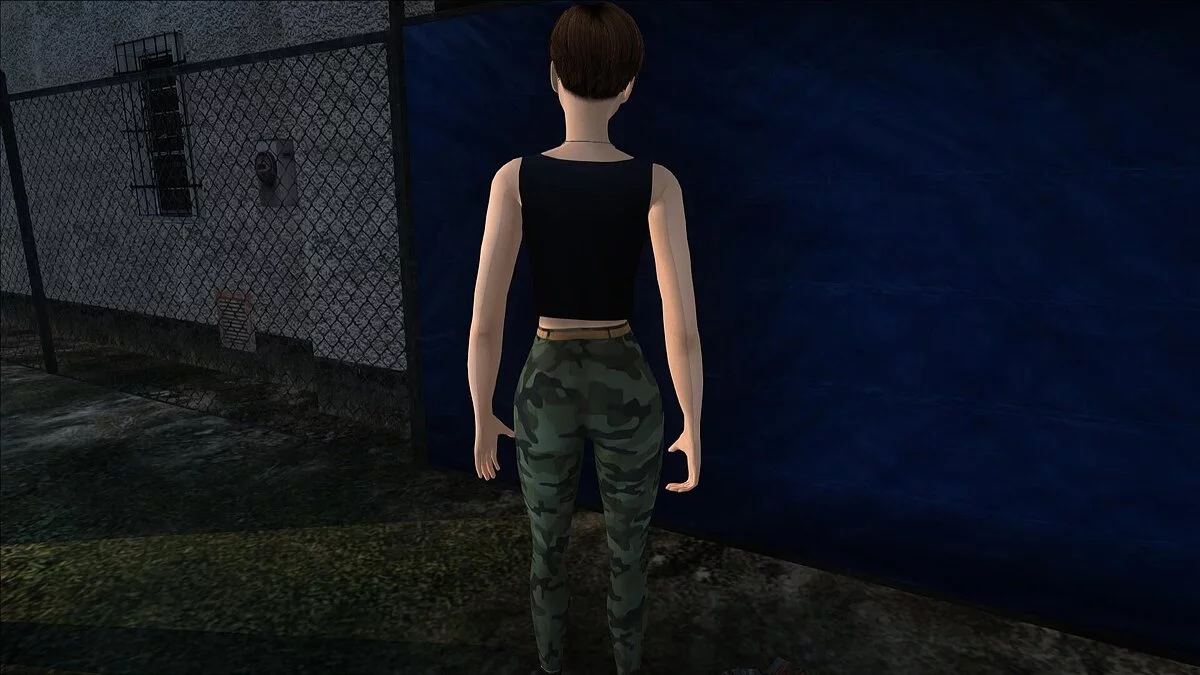 Новая модель Gungrl / GTA San Andreas