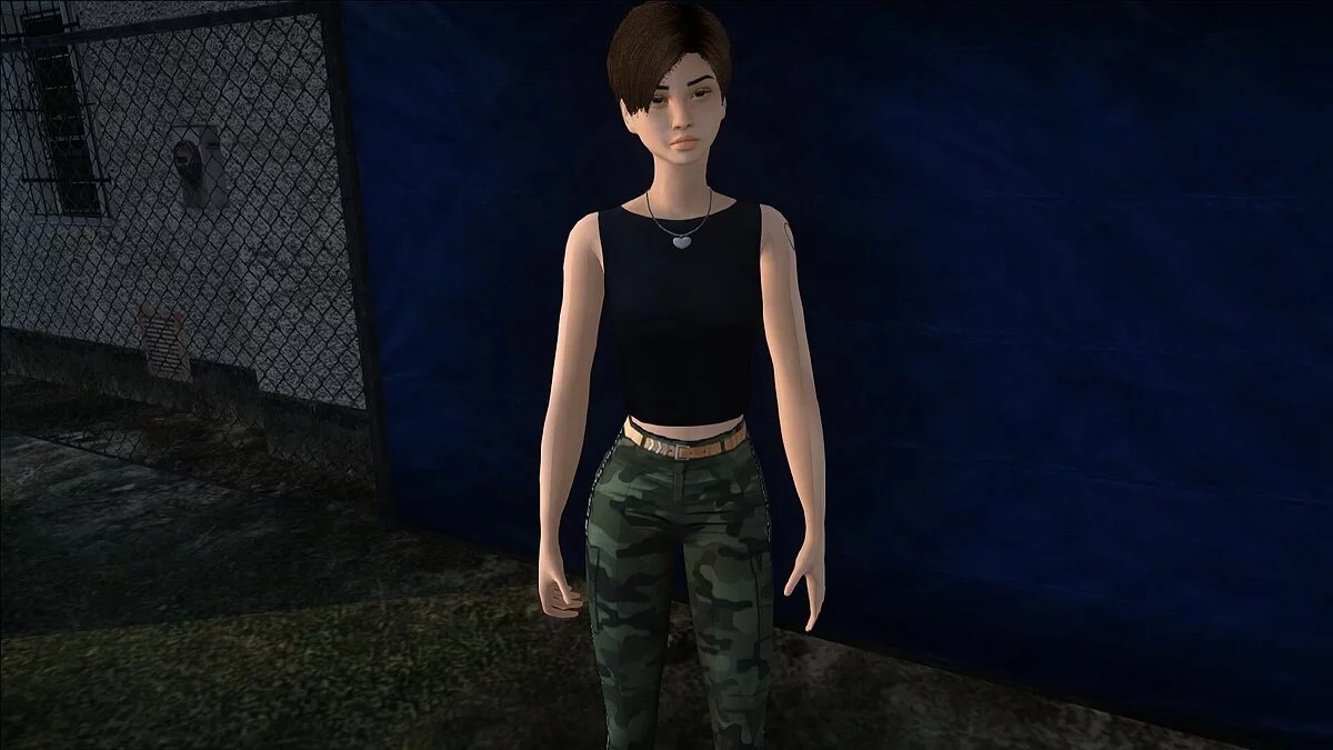 Новая модель Gungrl / GTA San Andreas