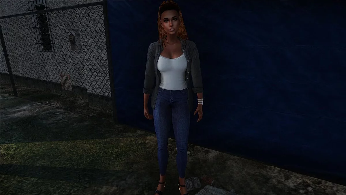 Новая модель Mecgrl / GTA San Andreas