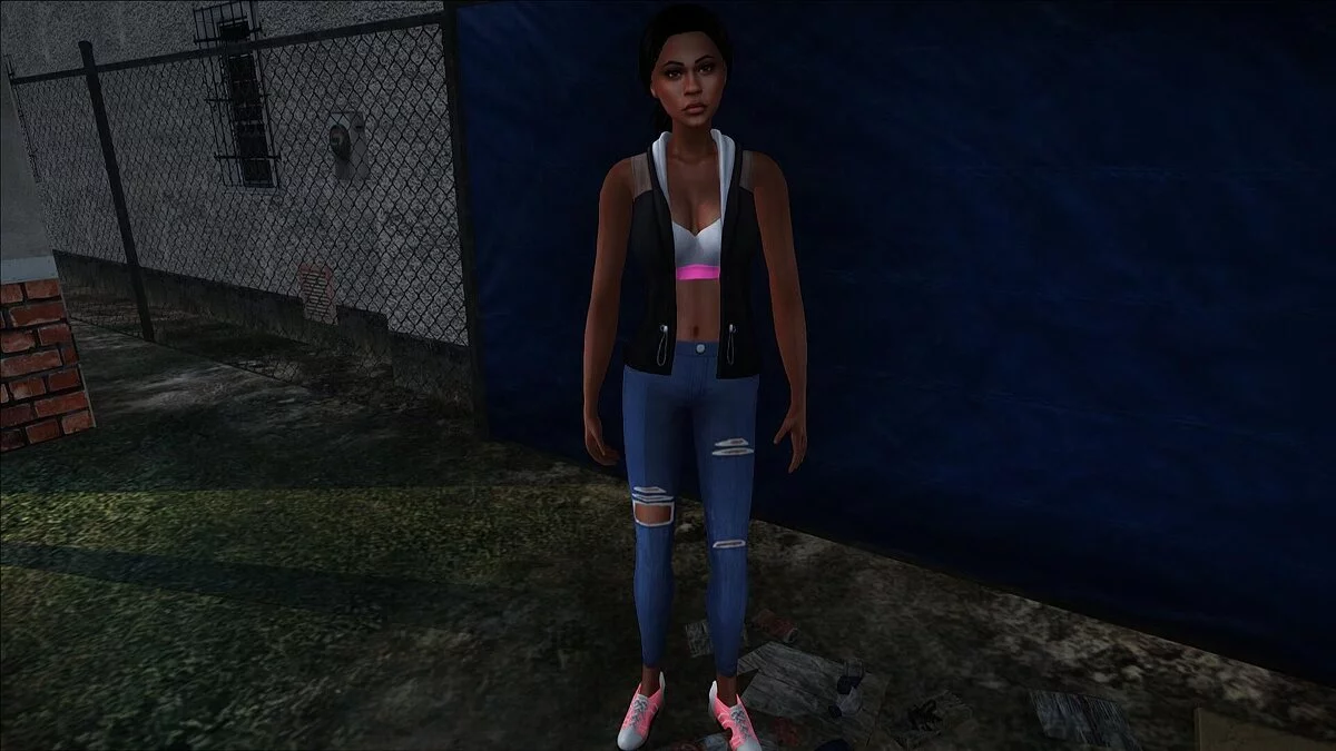 Новый скин Каталины / GTA San Andreas
