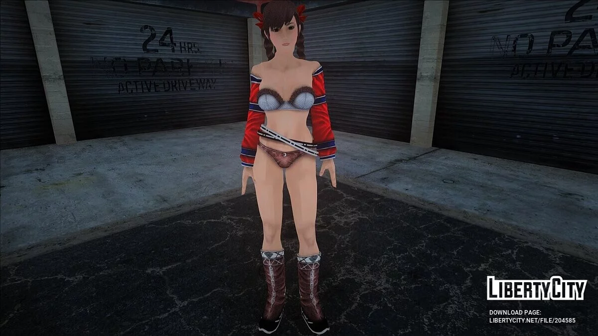 Аигел из Rumble Roses XX / GTA San Andreas