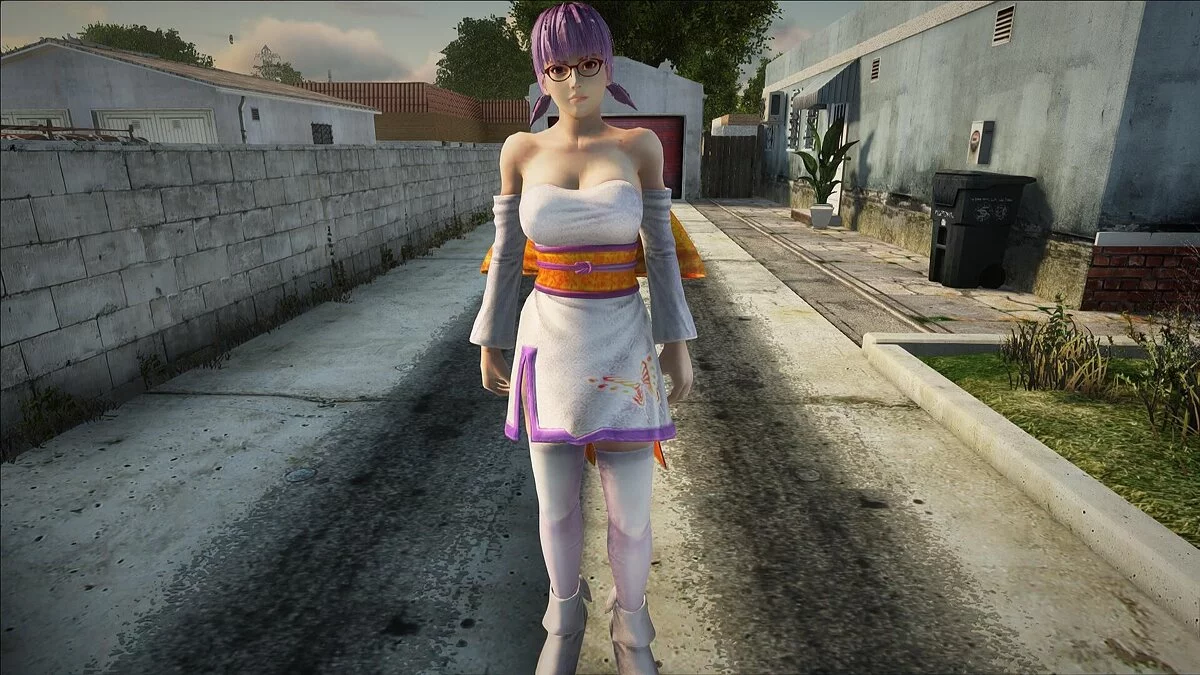 Аяне в костюме из Dead or Alive 5 / GTA San Andreas