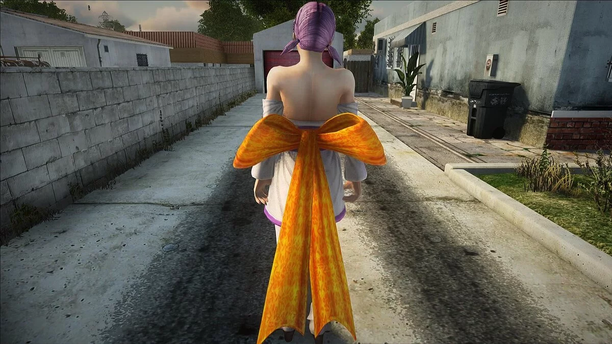 Аяне в костюме из Dead or Alive 5 / GTA San Andreas
