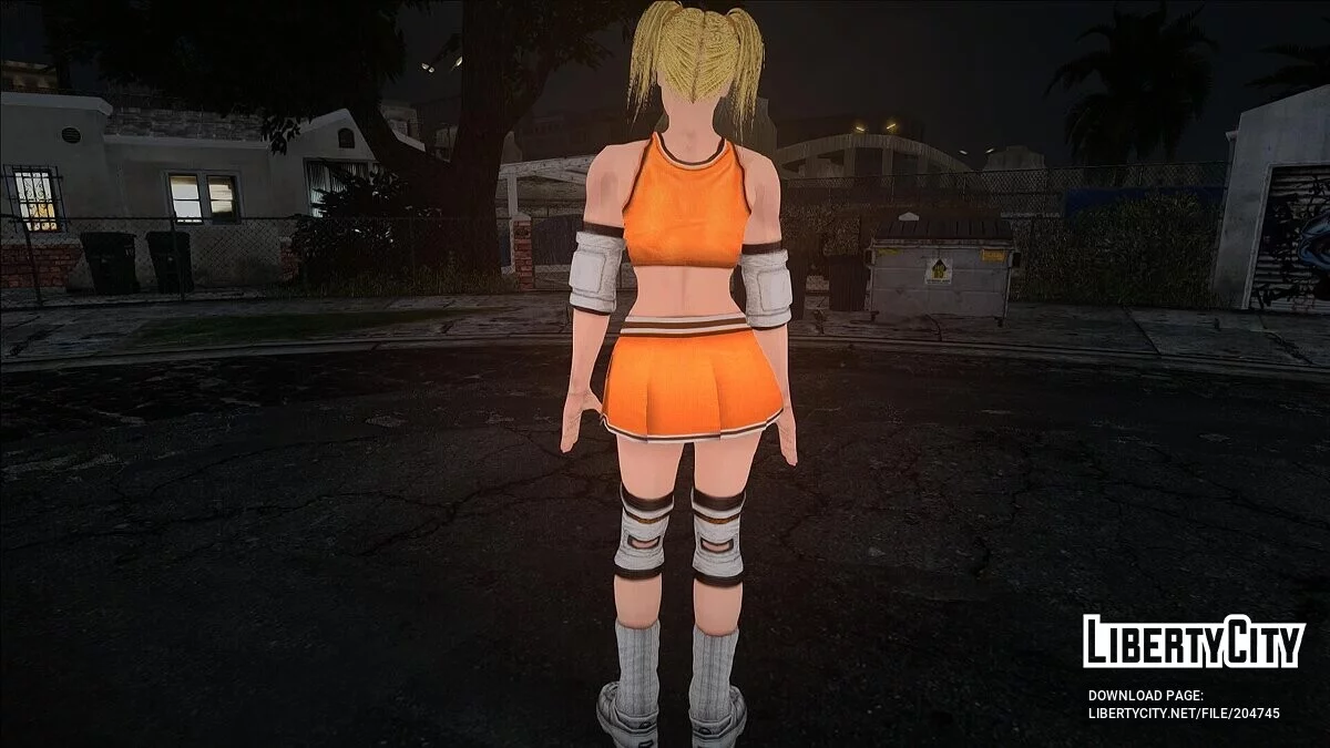 Бекки из Rumble Roses XX / GTA San Andreas