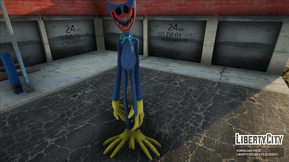 Хагги Вагги из Poppy Playtime Nightmare / GTA San Andreas
