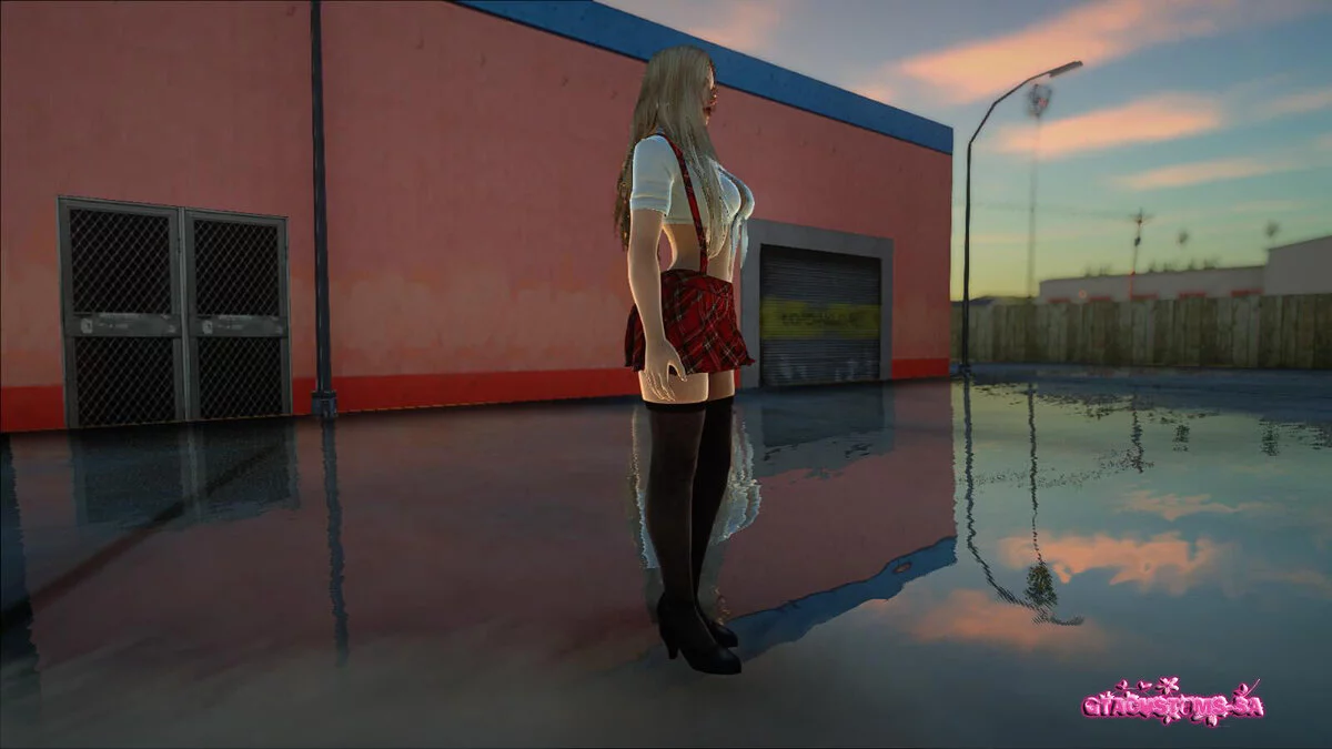 Хелена Дуглас в школьной форме S4 / GTA San Andreas