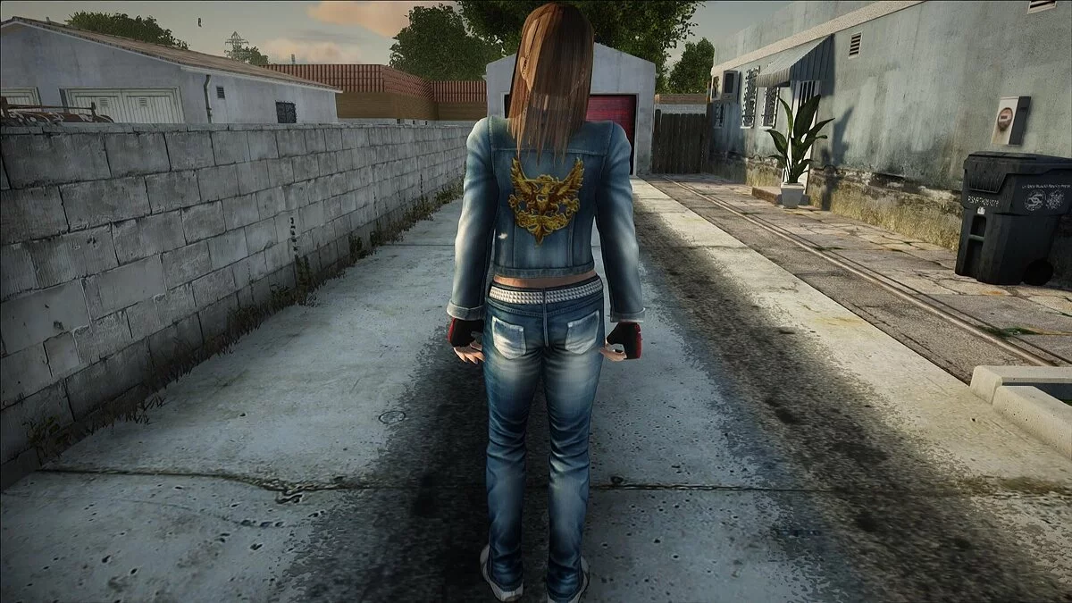 Хитоми в новом костюме из Dead Or Alive 5: Ultimate / GTA San Andreas