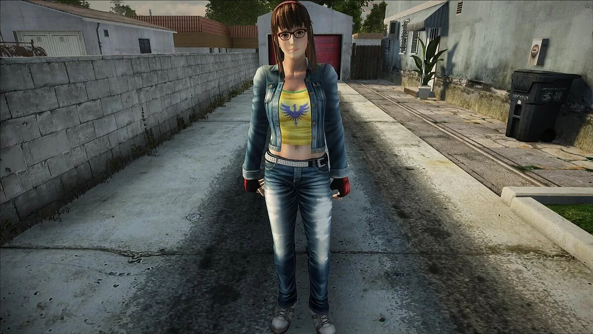 Хитоми в новом костюме из Dead Or Alive 5: Ultimate / GTA San Andreas