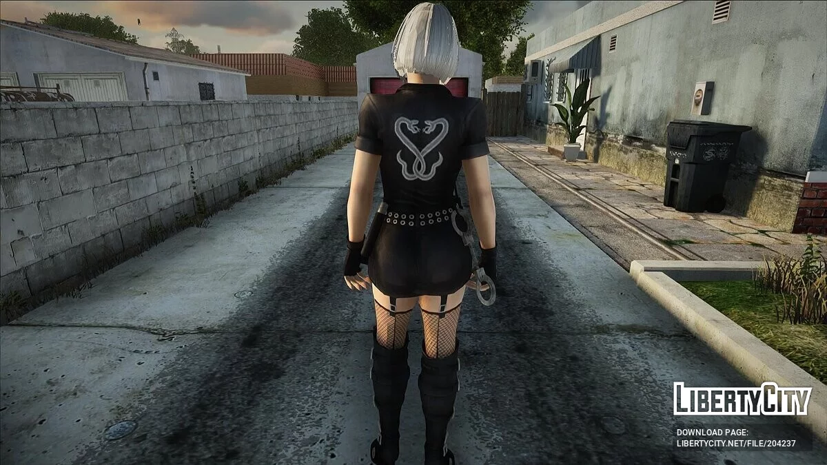 Кристи из Dead Or Alive 5: Ultimate в сексуальной униформе / GTA San Andreas