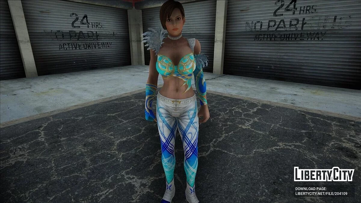 Лиза Хэмилтон (La Mariposa) из Dead Or Alive 5 (Costume 4) / GTA San Andreas