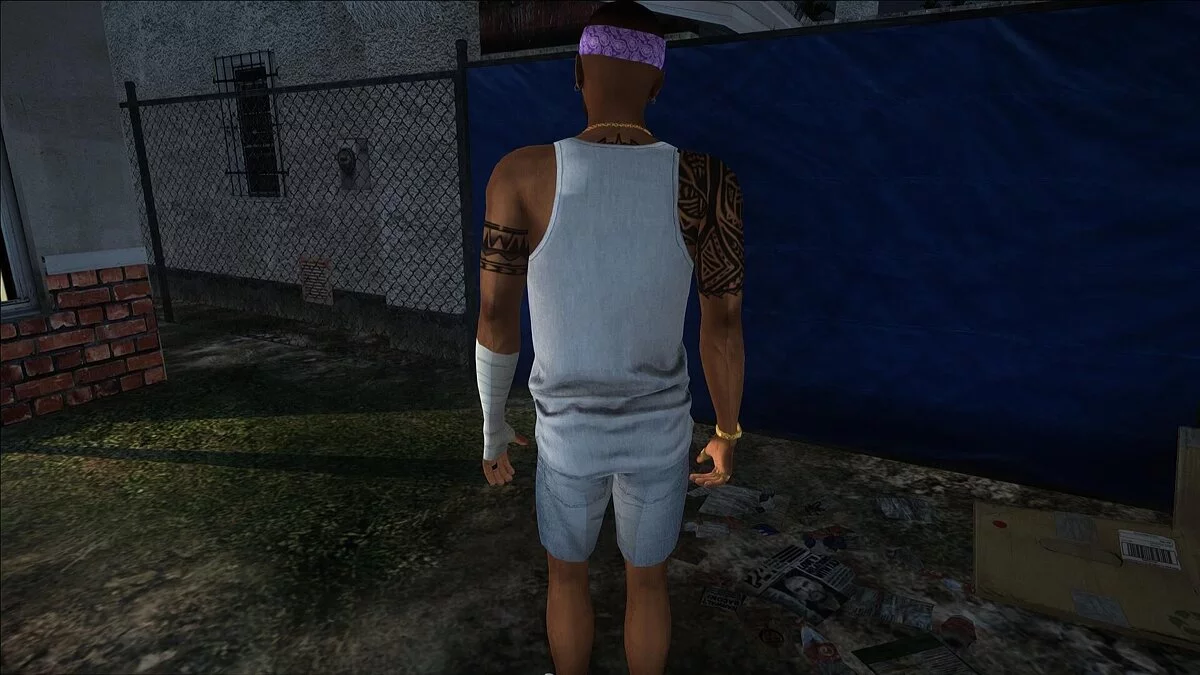 Новый HQ скин Ballas1 / GTA San Andreas