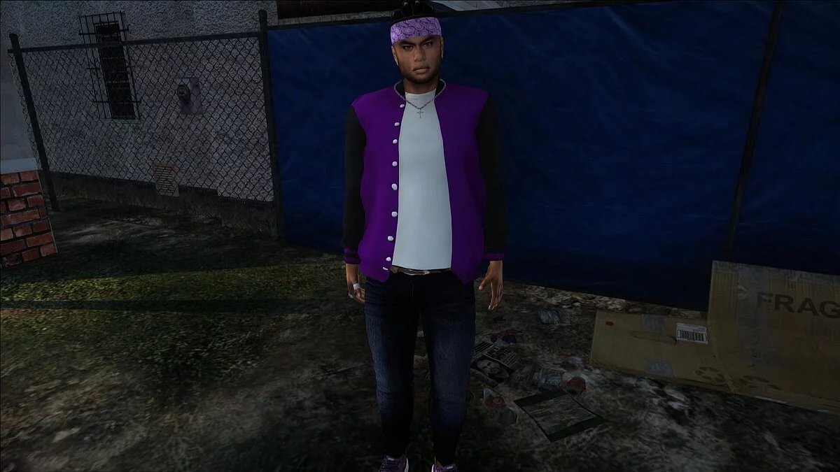 Новый HQ скин Ballas2 / GTA San Andreas