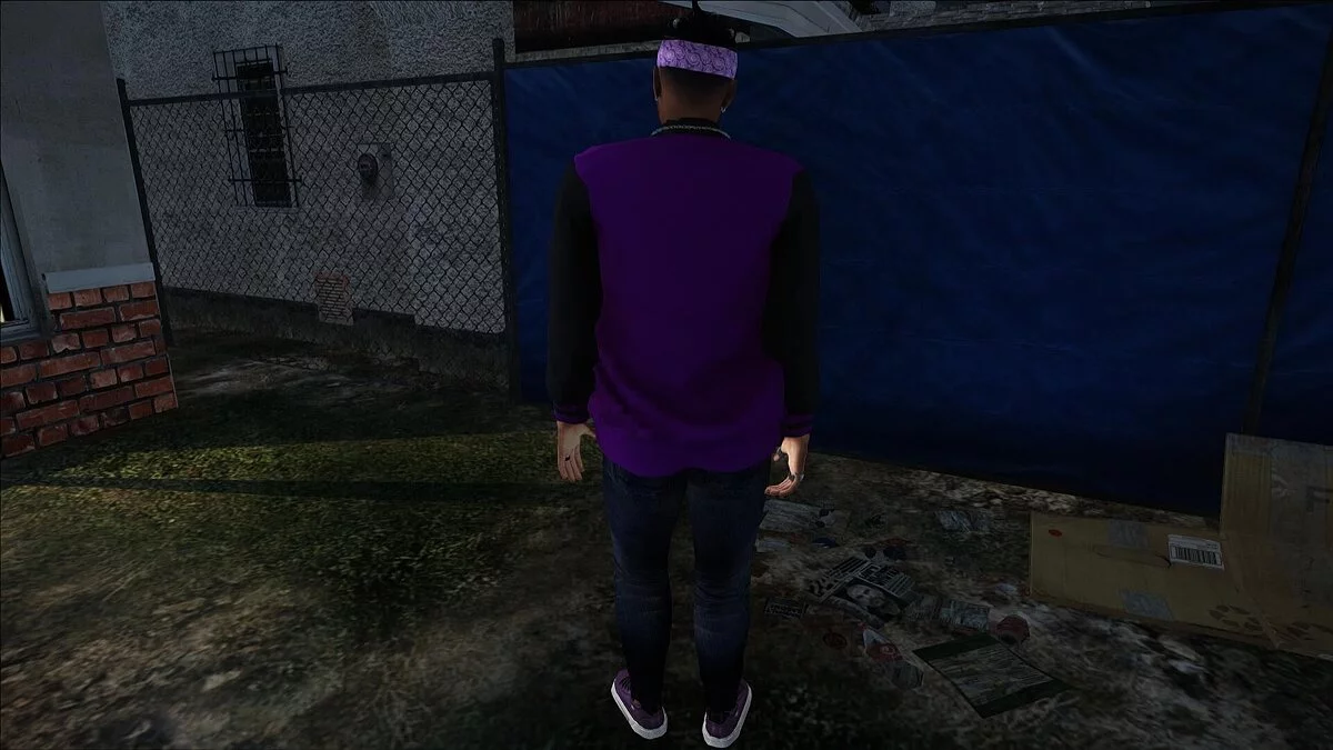 Новый HQ скин Ballas2 / GTA San Andreas