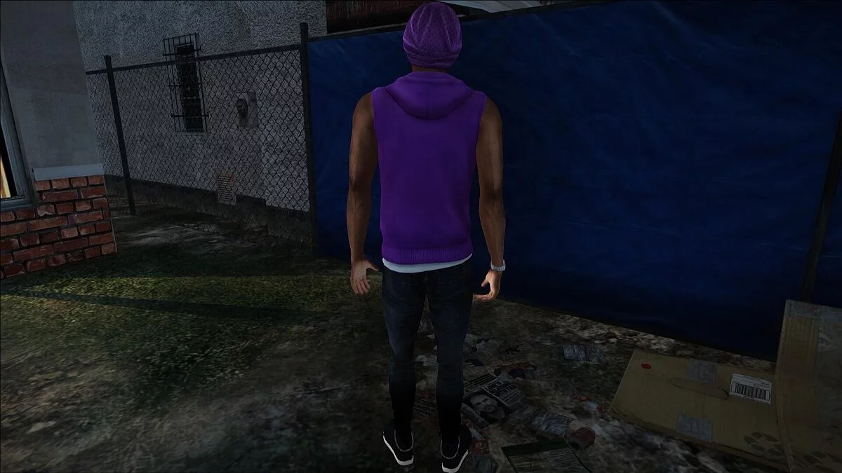 Новый HQ скин Ballas3 / GTA San Andreas
