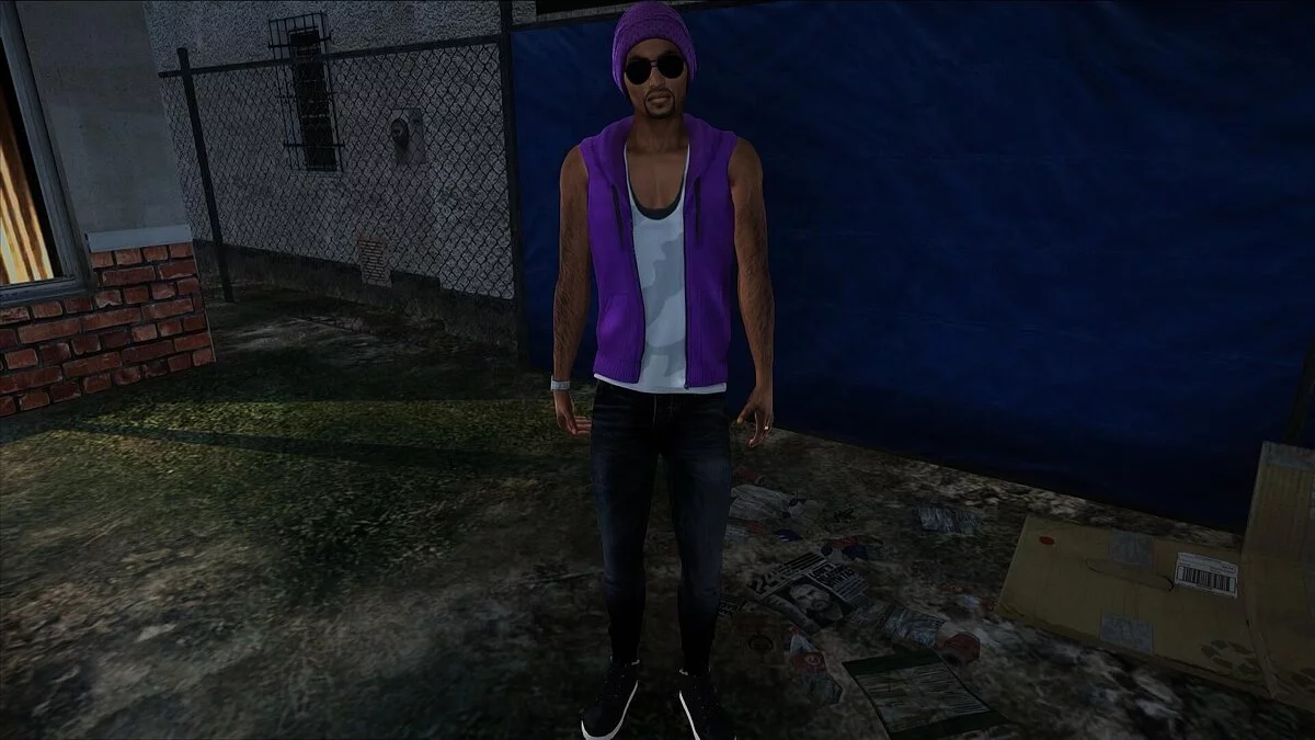 Новый HQ скин Ballas3 / GTA San Andreas