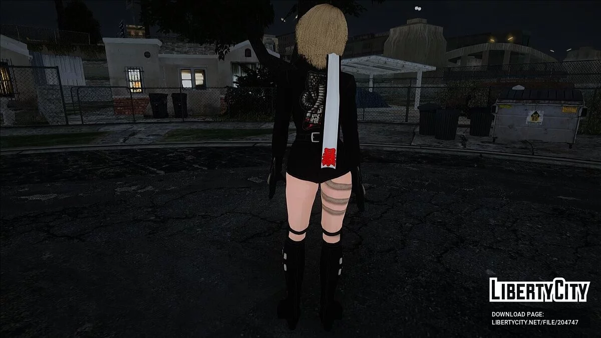 Rowdy Reiko из Rumble Roses XX / GTA San Andreas