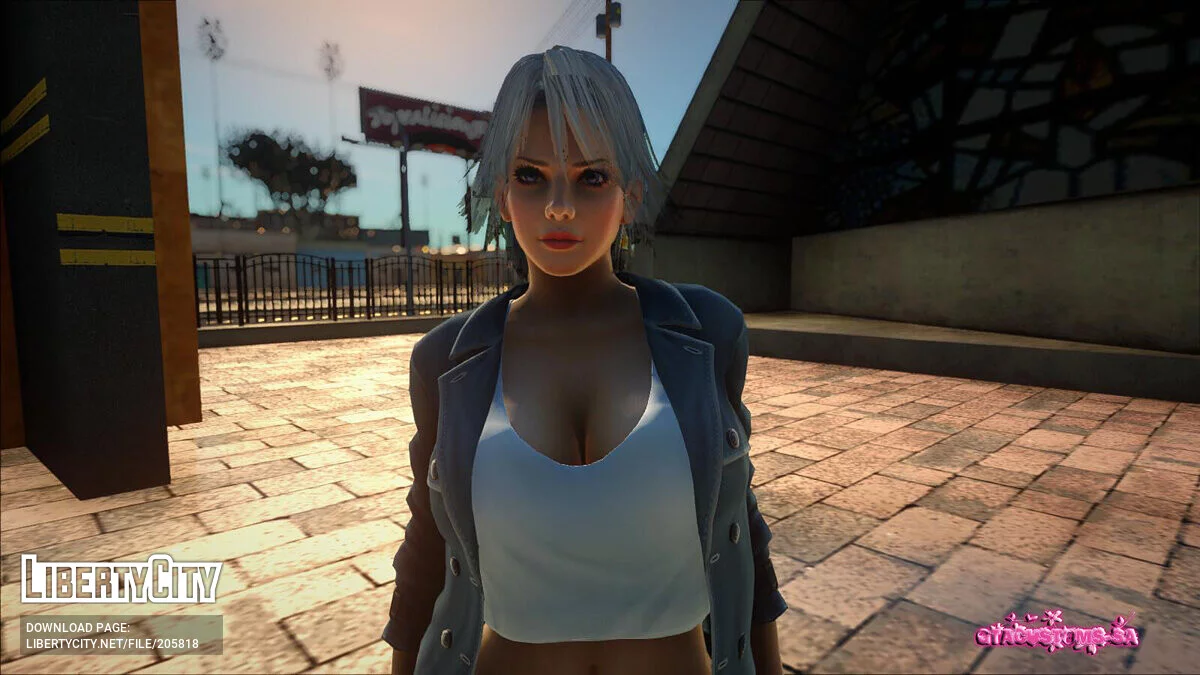 Крісті в джинсових шортах для GTA San Andreas