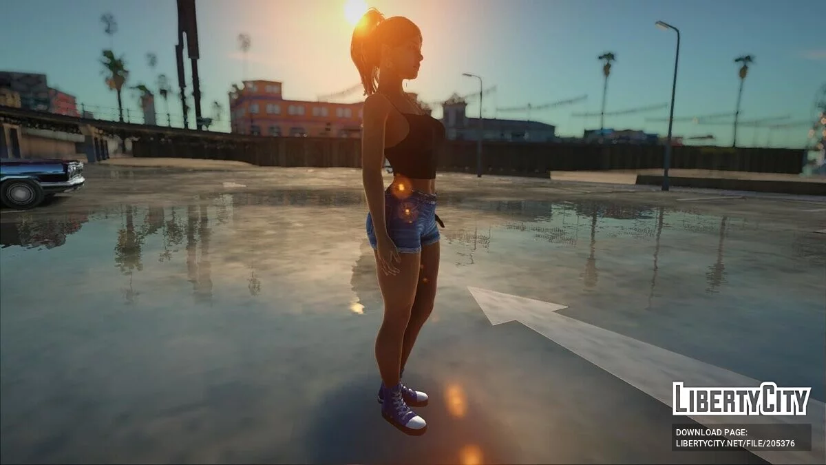 Люсия в джинсовых шортах из GTA 6 / GTA San Andreas