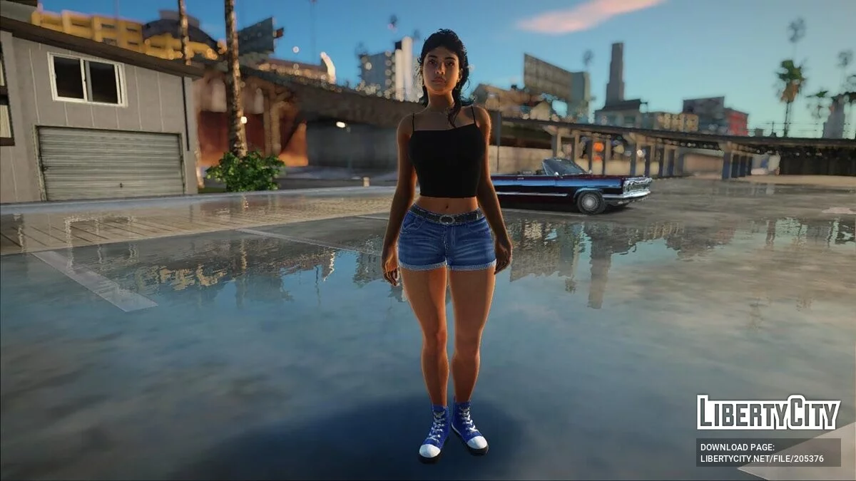 Люсия в джинсовых шортах из GTA 6 / GTA San Andreas
