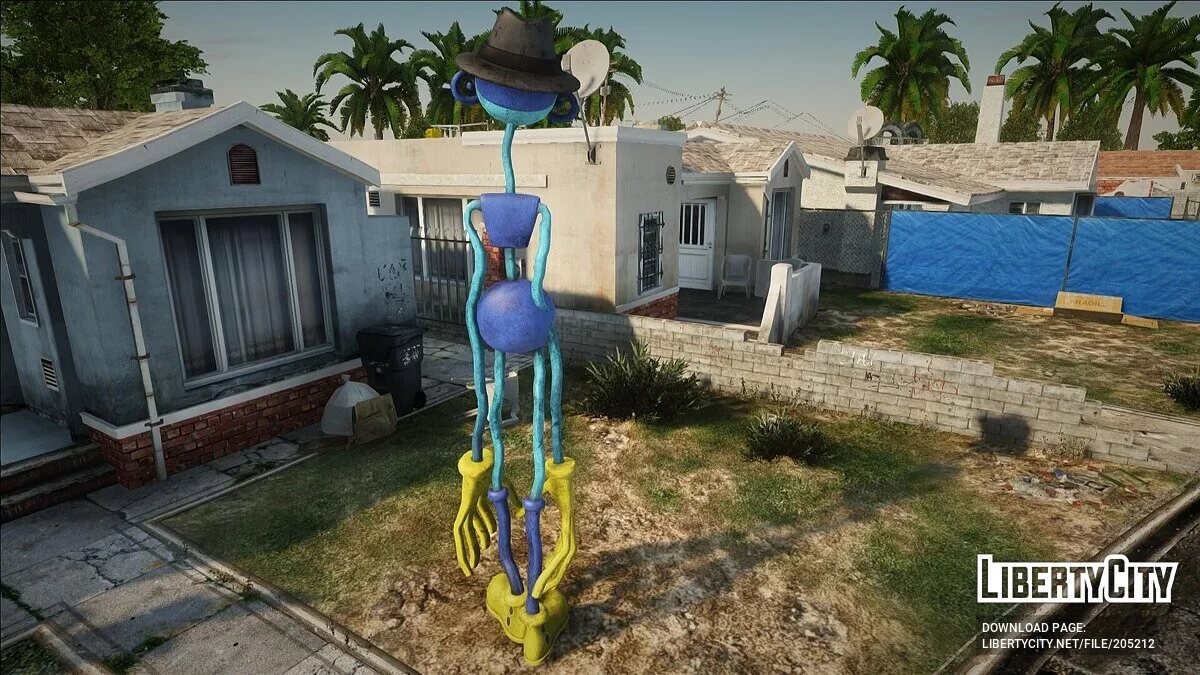 Папочка Длинные Ноги из Poppy Playtime / GTA San Andreas
