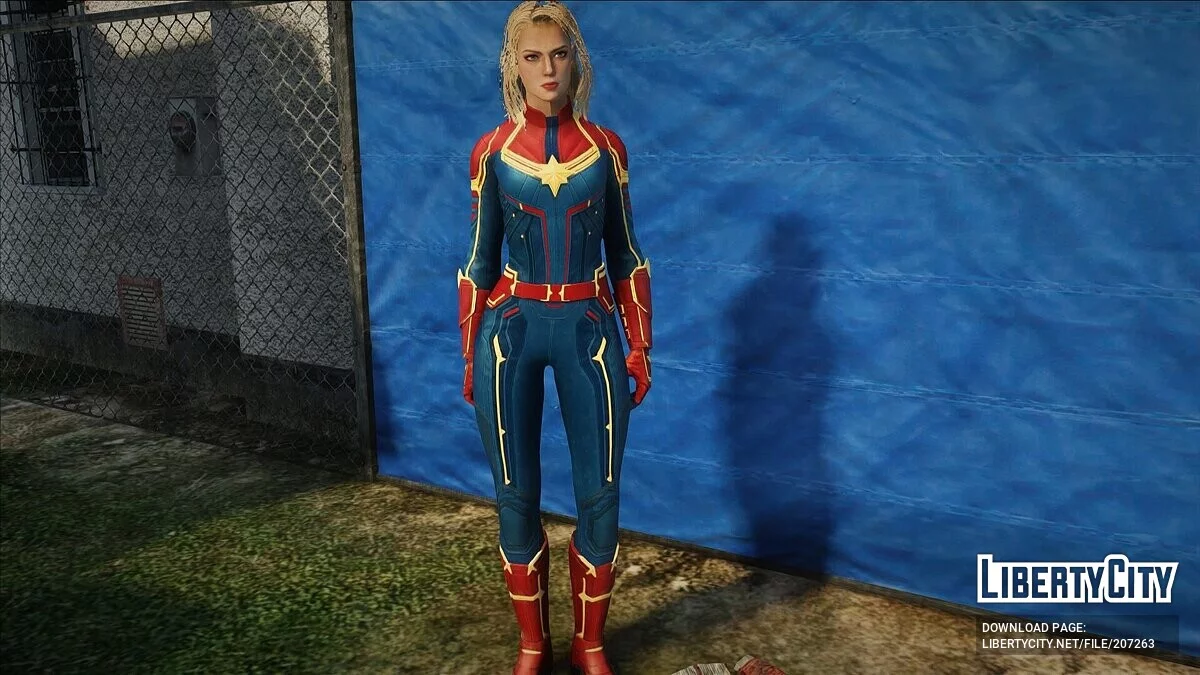 Captain Marvel default [Marvel Future Revolution] / GTA San Andreas